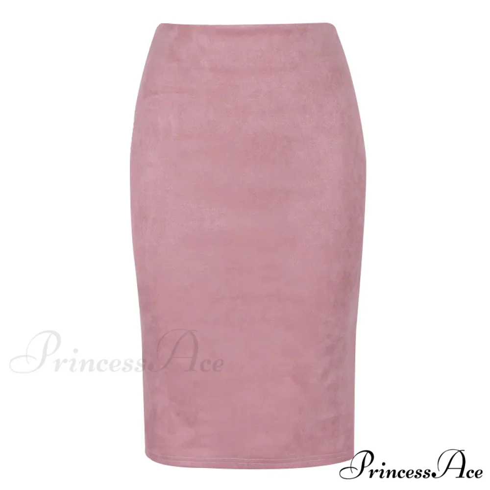 Solid Color Pencil Skirt - Image 12