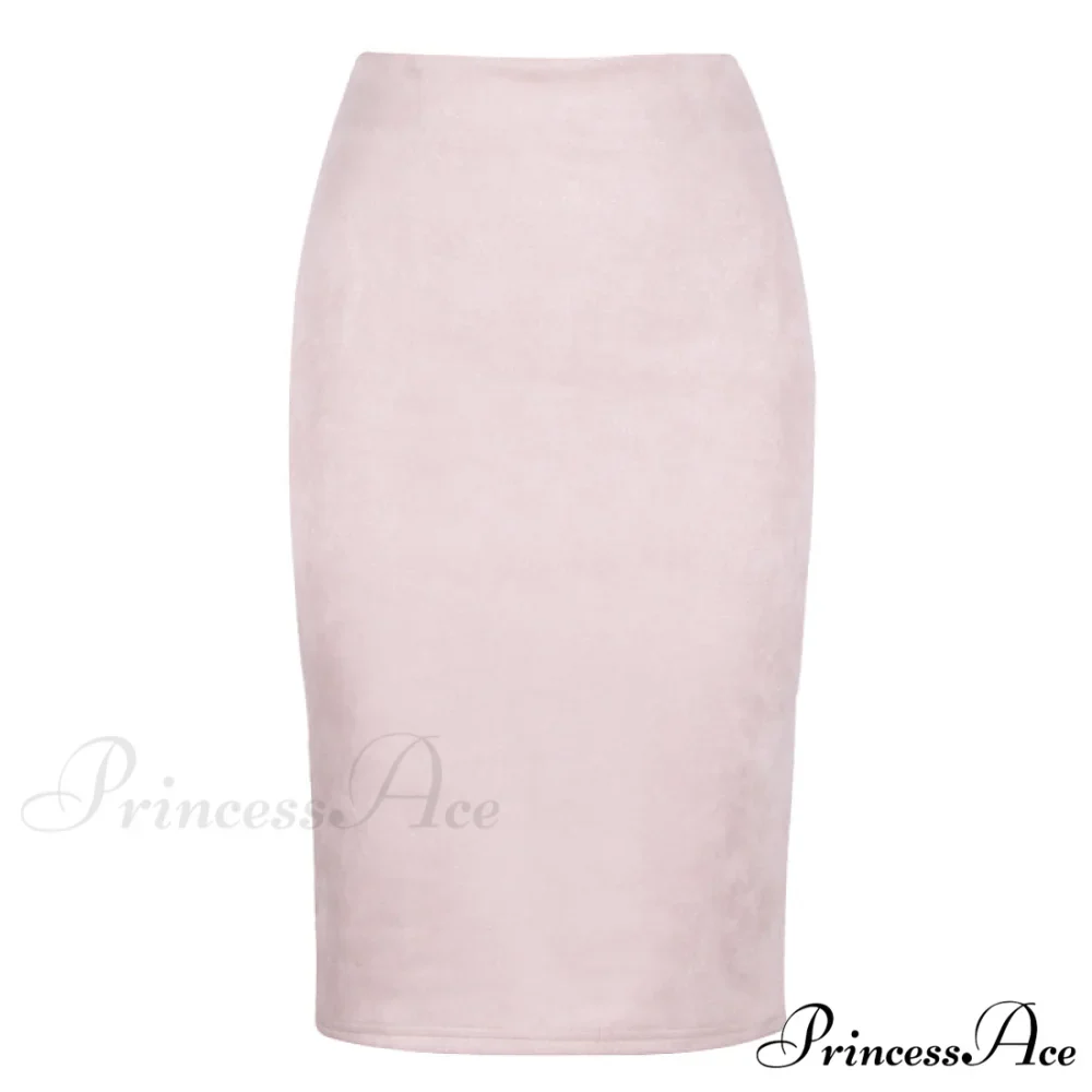 Solid Color Pencil Skirt - Image 13