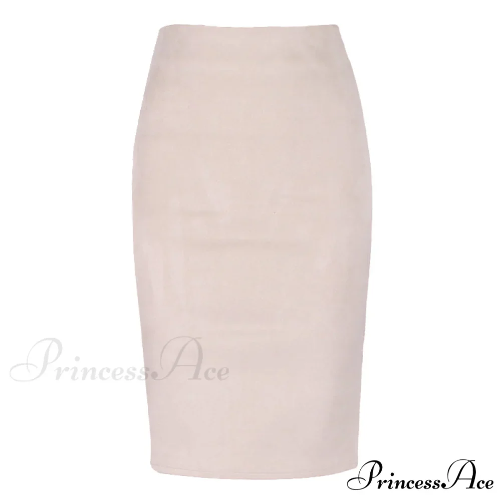 Solid Color Pencil Skirt - Image 7