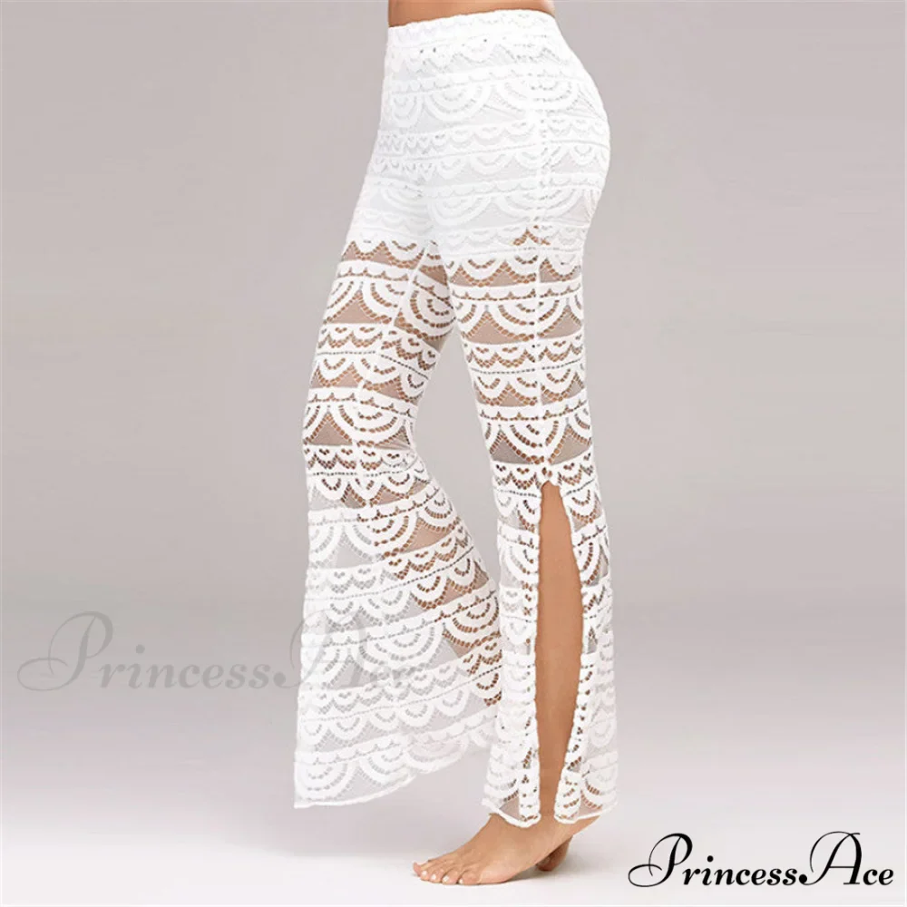 Semi Transparent Sexy Lace Pants - Image 2