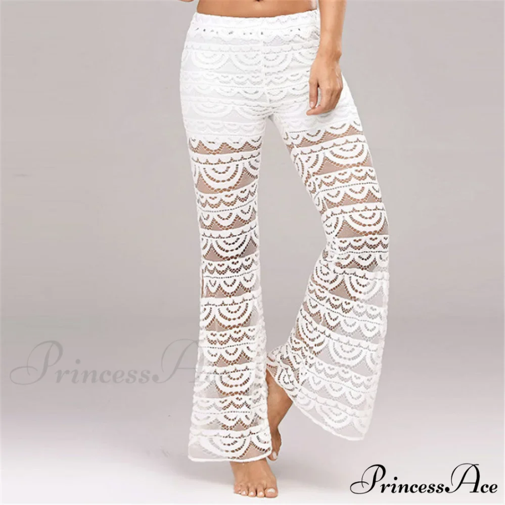 Semi Transparent Sexy Lace Pants - Image 4