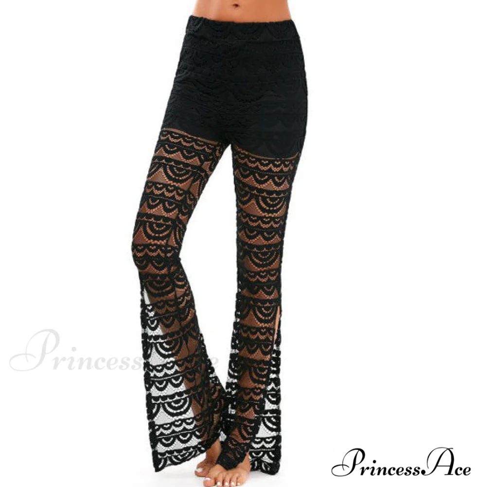 Semi Transparent Sexy Lace Pants - Image 6