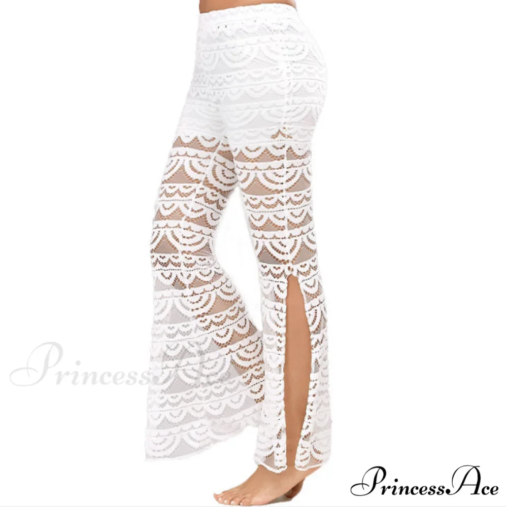 Semi Transparent Sexy Lace Pants - Image 7