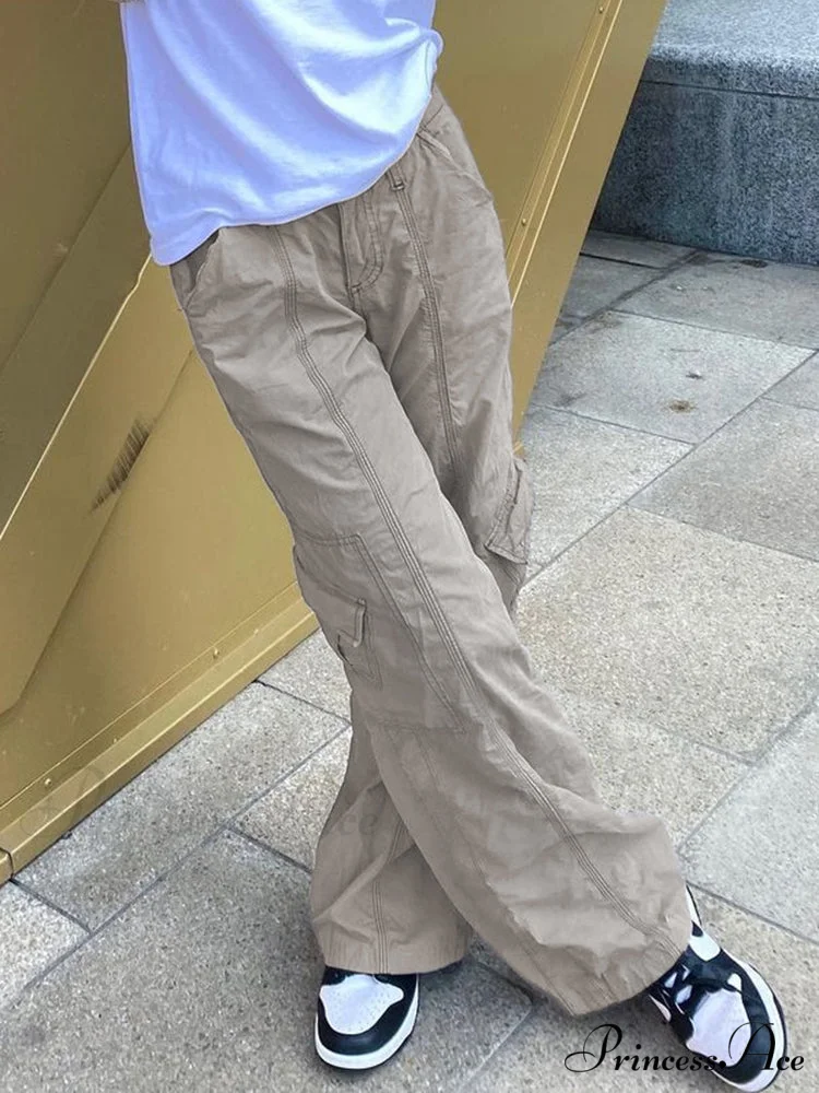 Low Waisted Y2K Grunge Baggy Jeans - Image 2