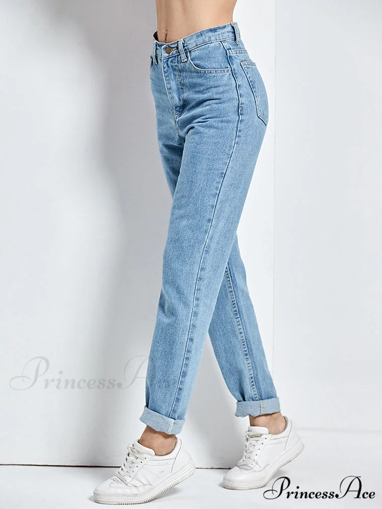 Vintage High Waist Jeans - Image 2