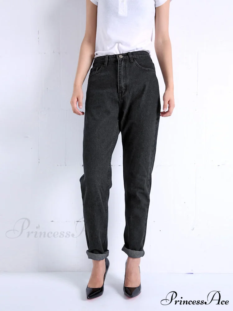 Vintage High Waist Jeans - Image 5