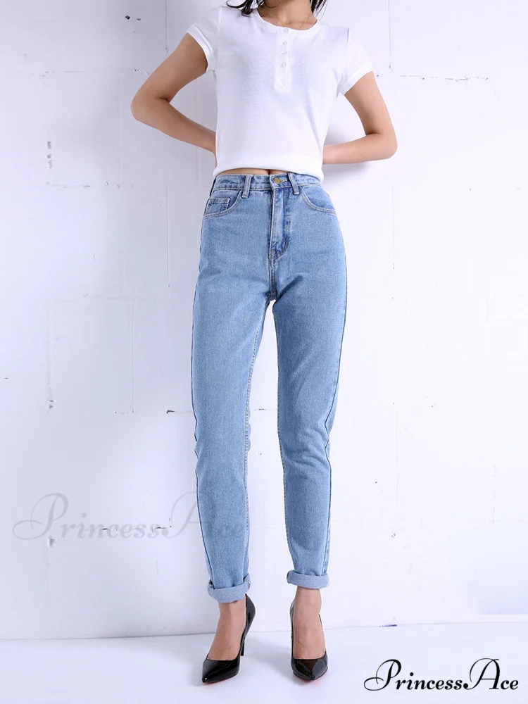 Vintage High Waist Jeans - Image 7