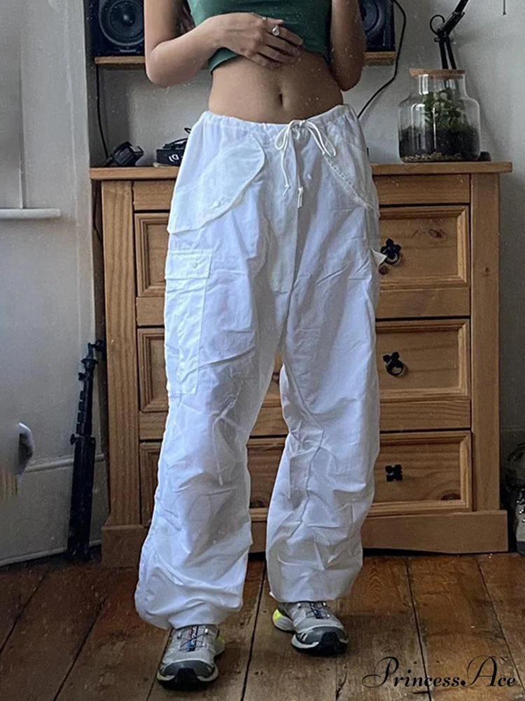Y2K Streetwear Baggy Cargo Pants - Image 10