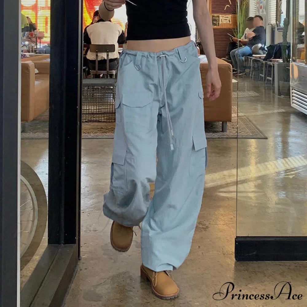 Y2K Streetwear Baggy Cargo Pants - Image 18