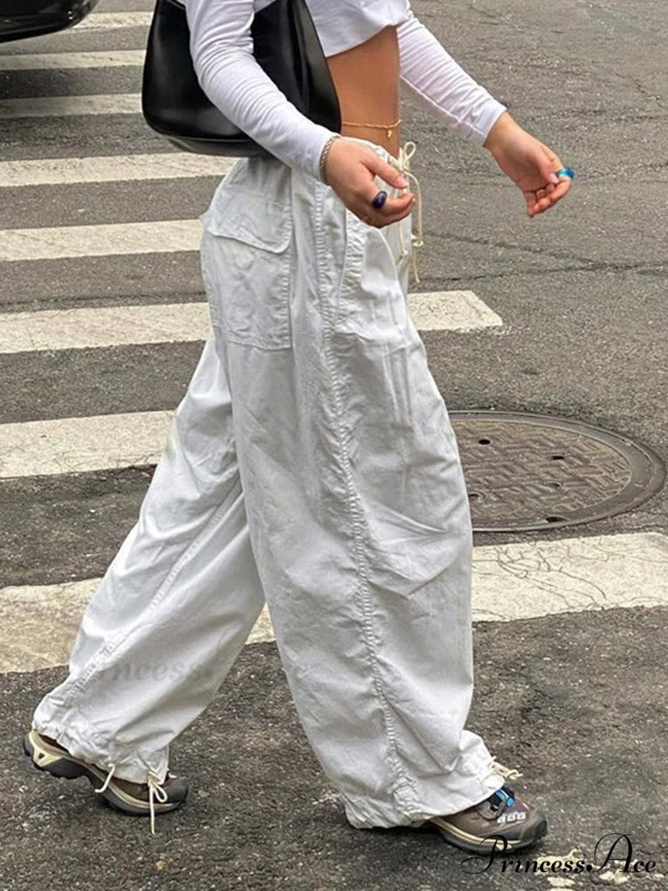 Y2K Streetwear Baggy Cargo Pants - Image 2