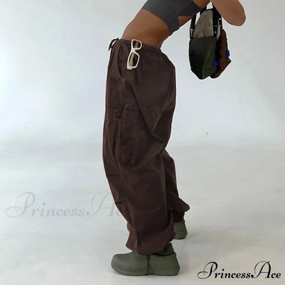 Y2K Streetwear Baggy Cargo Pants - Image 21