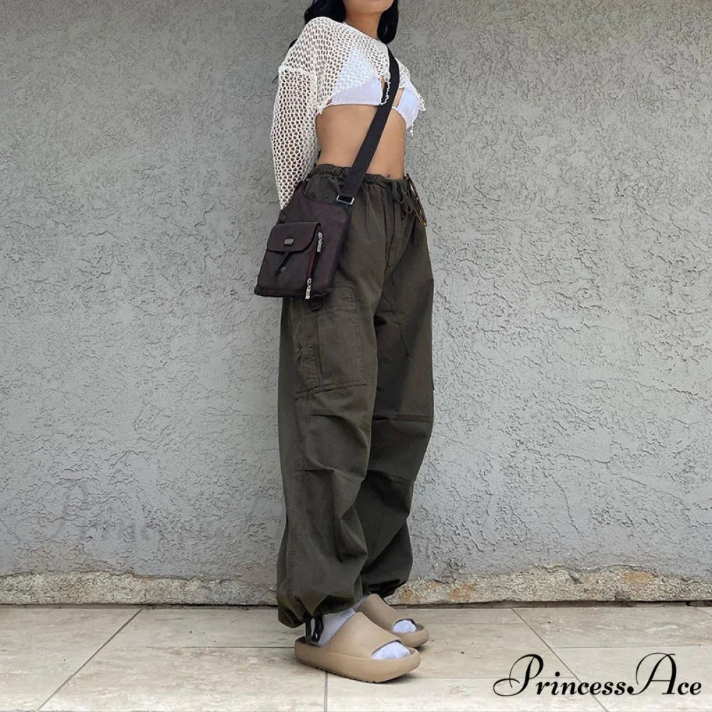 Y2K Streetwear Baggy Cargo Pants - Image 22