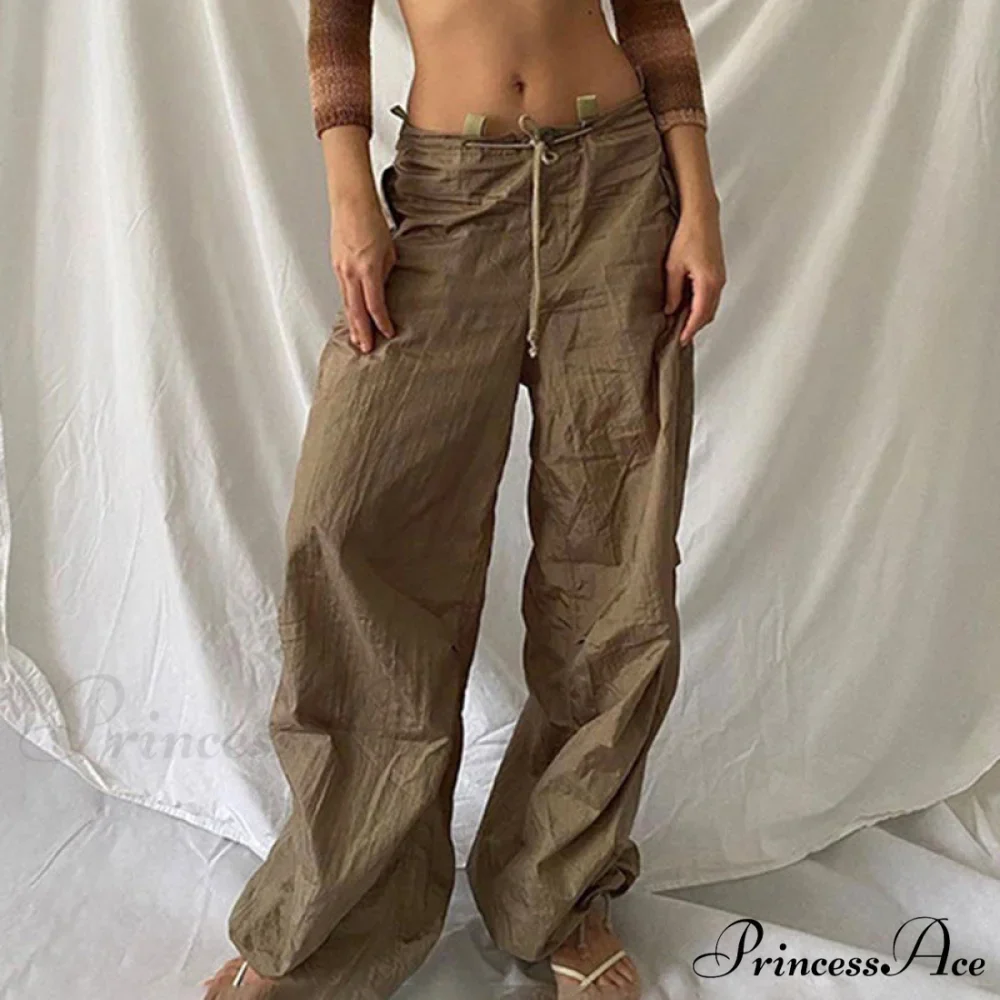 Y2K Streetwear Baggy Cargo Pants - Image 4