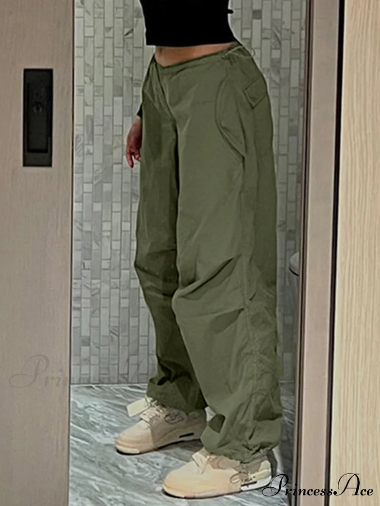 Y2K Streetwear Baggy Cargo Pants - Image 8