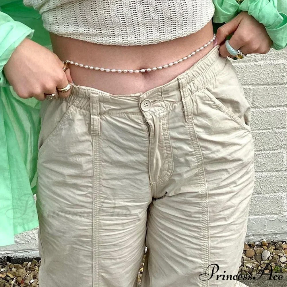 Long Straight Casual Cargo Pants - Image 3