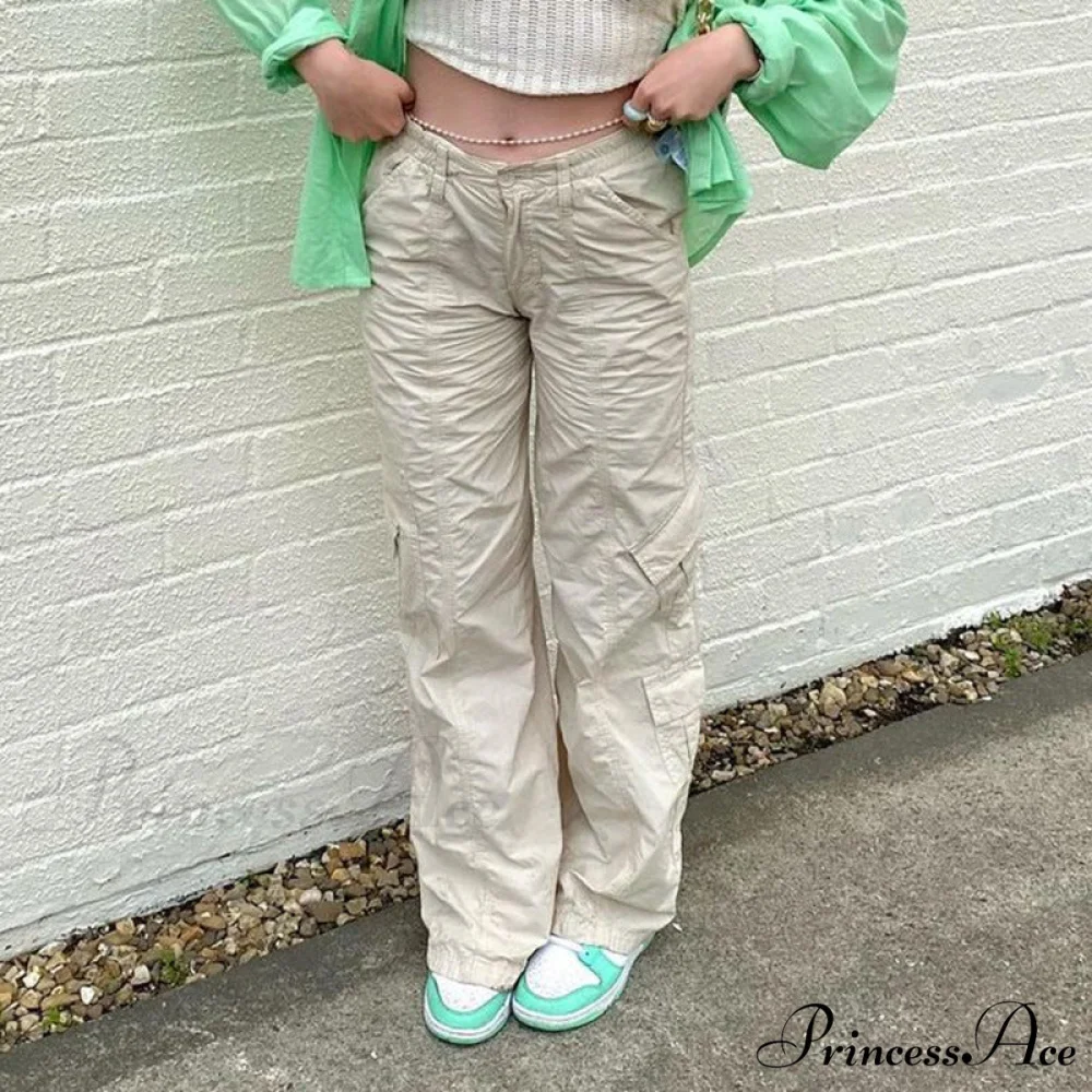 Long Straight Casual Cargo Pants - Image 7