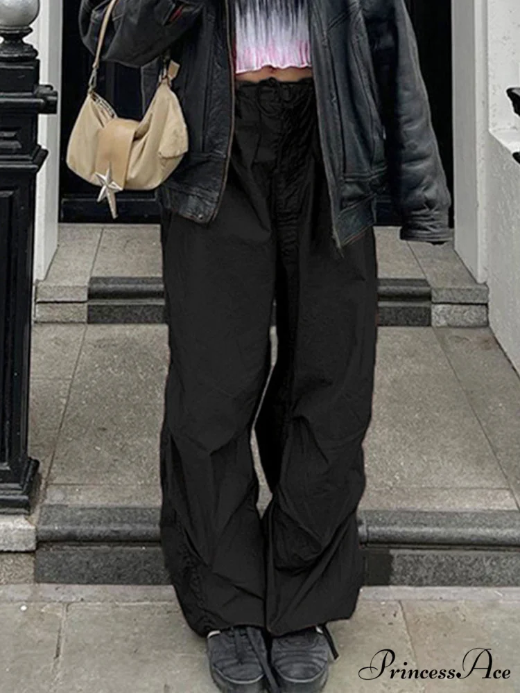 Women Fashion Casual Drawstring y2k Pants - Image 8