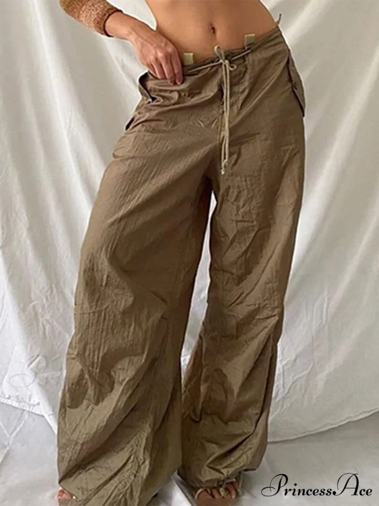 Women Fashion Casual Drawstring y2k Pants - Image 9