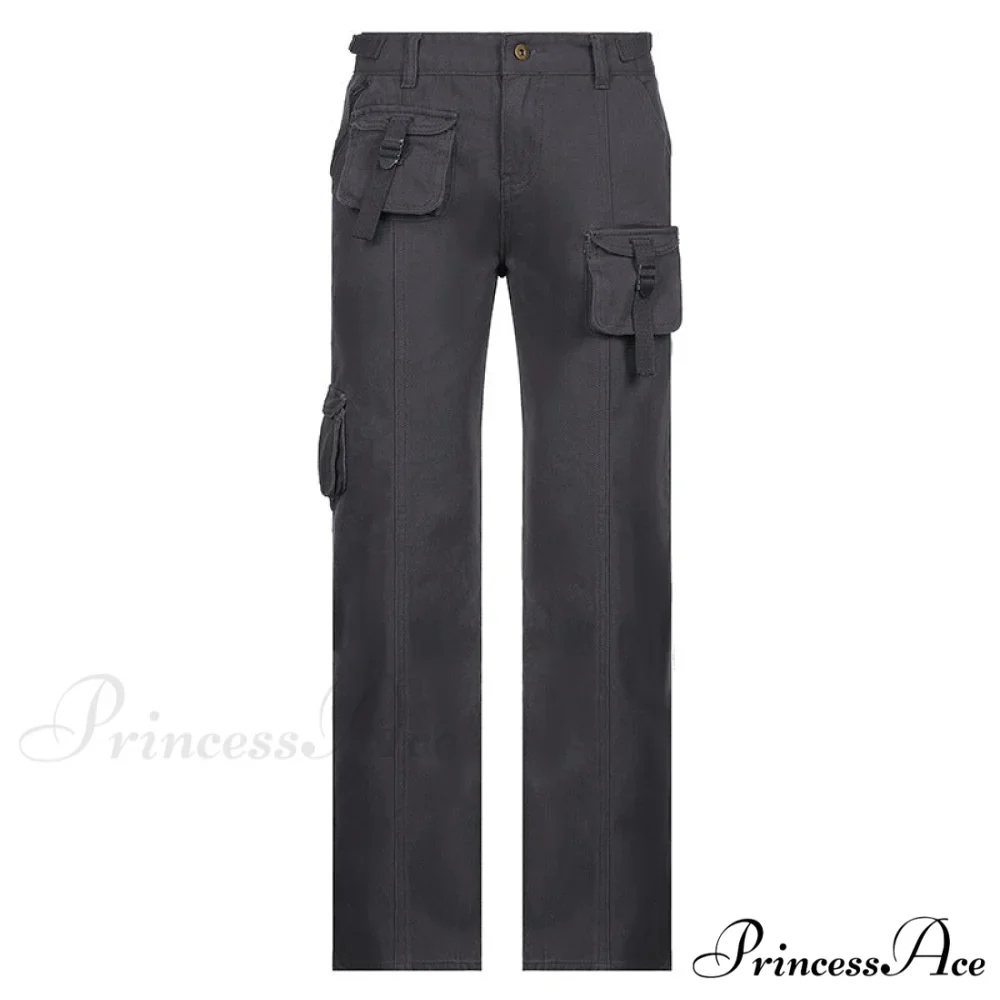 Woman High Waist Baggy Straight Leg Jeans - Image 12