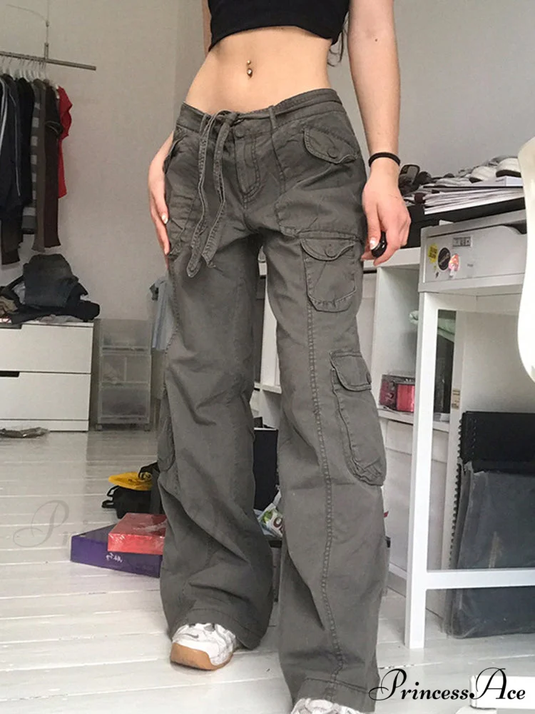 Woman High Waist Baggy Straight Leg Jeans - Image 4