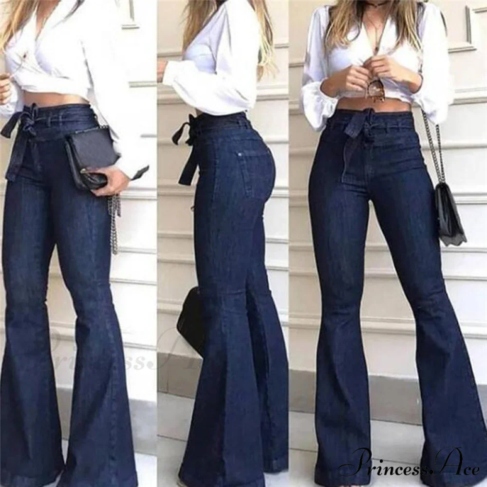 High Waist Wide Leg Jeans - Image 3
