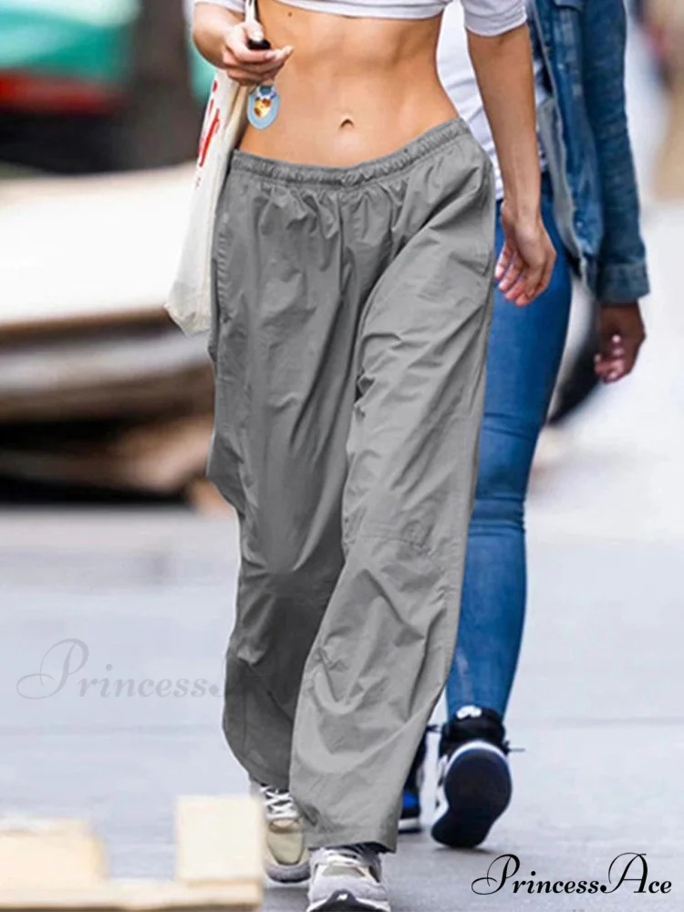 Drawstring Baggy Y2K Cargo Pants - Image 22