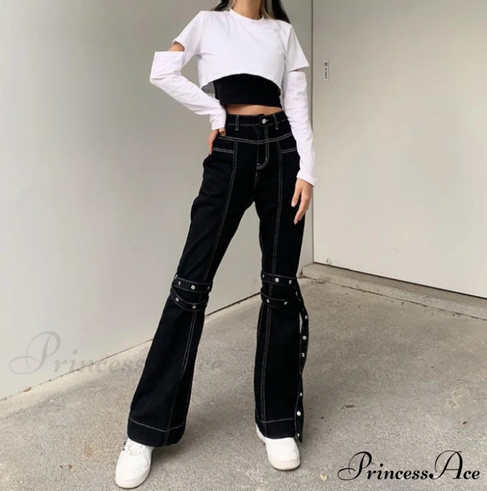 Gothic Punk Hip Hop Harajuku Baggy Cargo Pants - Image 5