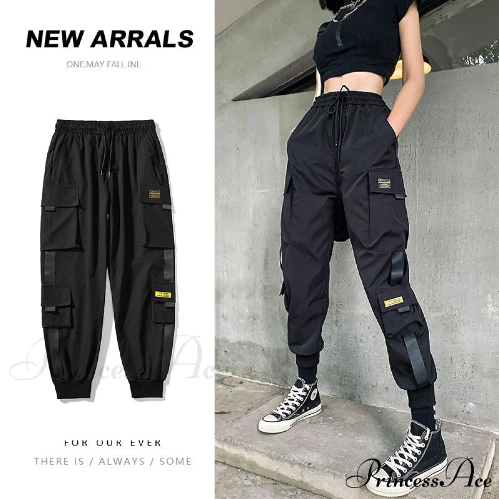 Gothic Punk Hip Hop Harajuku Baggy Cargo Pants - Image 7