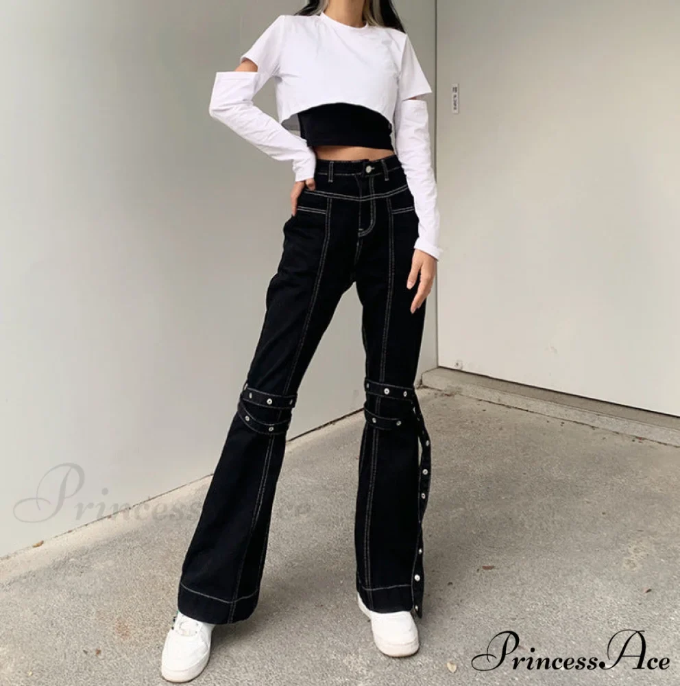 Gothic Punk Hip Hop Harajuku Baggy Cargo Pants - Image 8