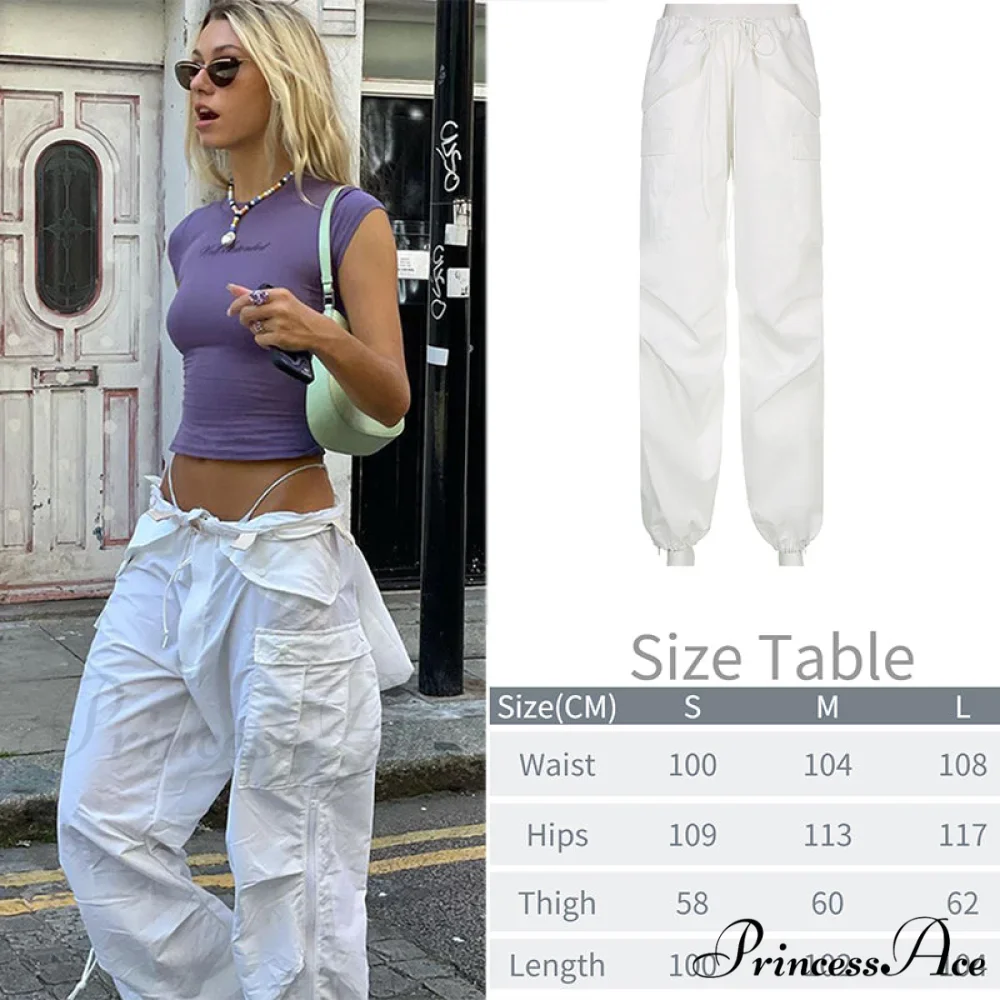 Y2K Baggy Streetwear Fairycore Cargo Pants - Image 13