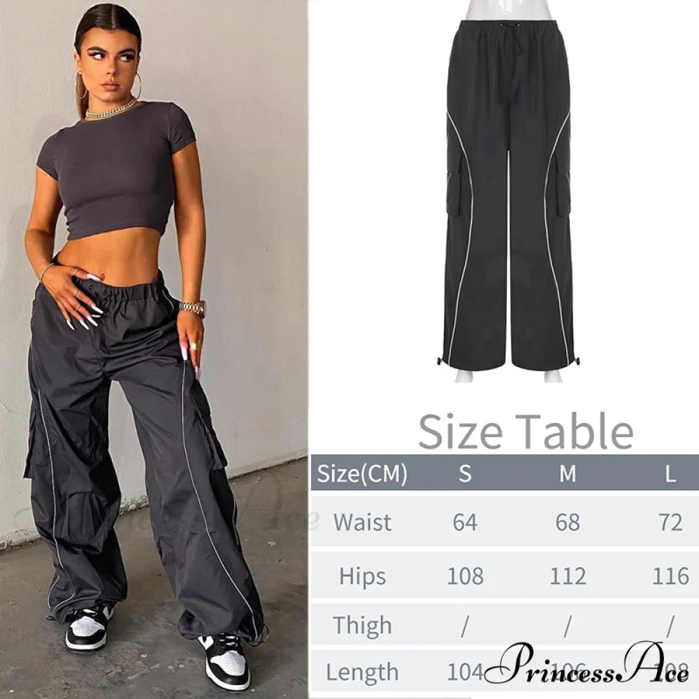 Y2K Baggy Streetwear Fairycore Cargo Pants - Image 16