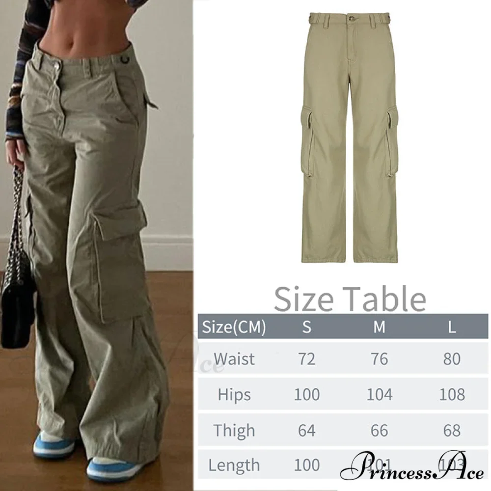 Y2K Baggy Streetwear Fairycore Cargo Pants - Image 17