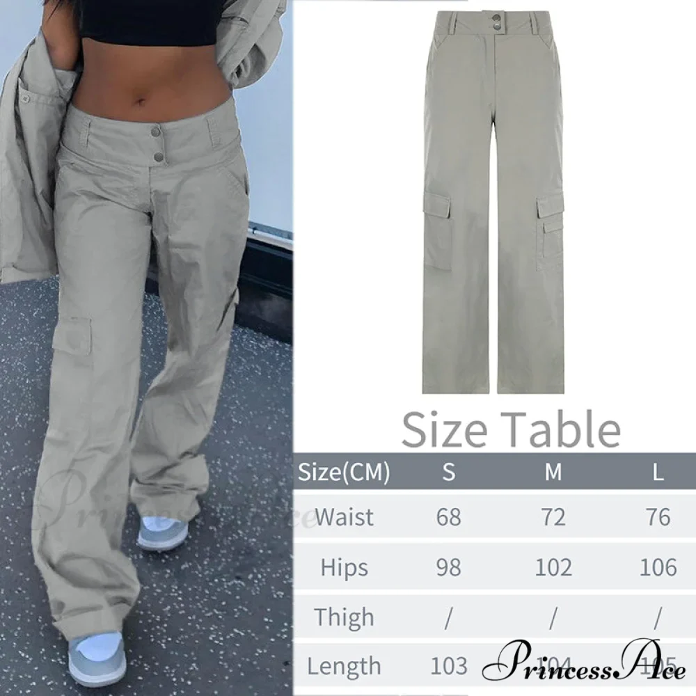 Y2K Baggy Streetwear Fairycore Cargo Pants - Image 20