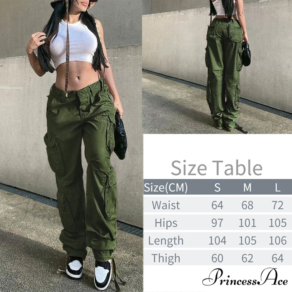 Y2K Baggy Streetwear Fairycore Cargo Pants - Image 23