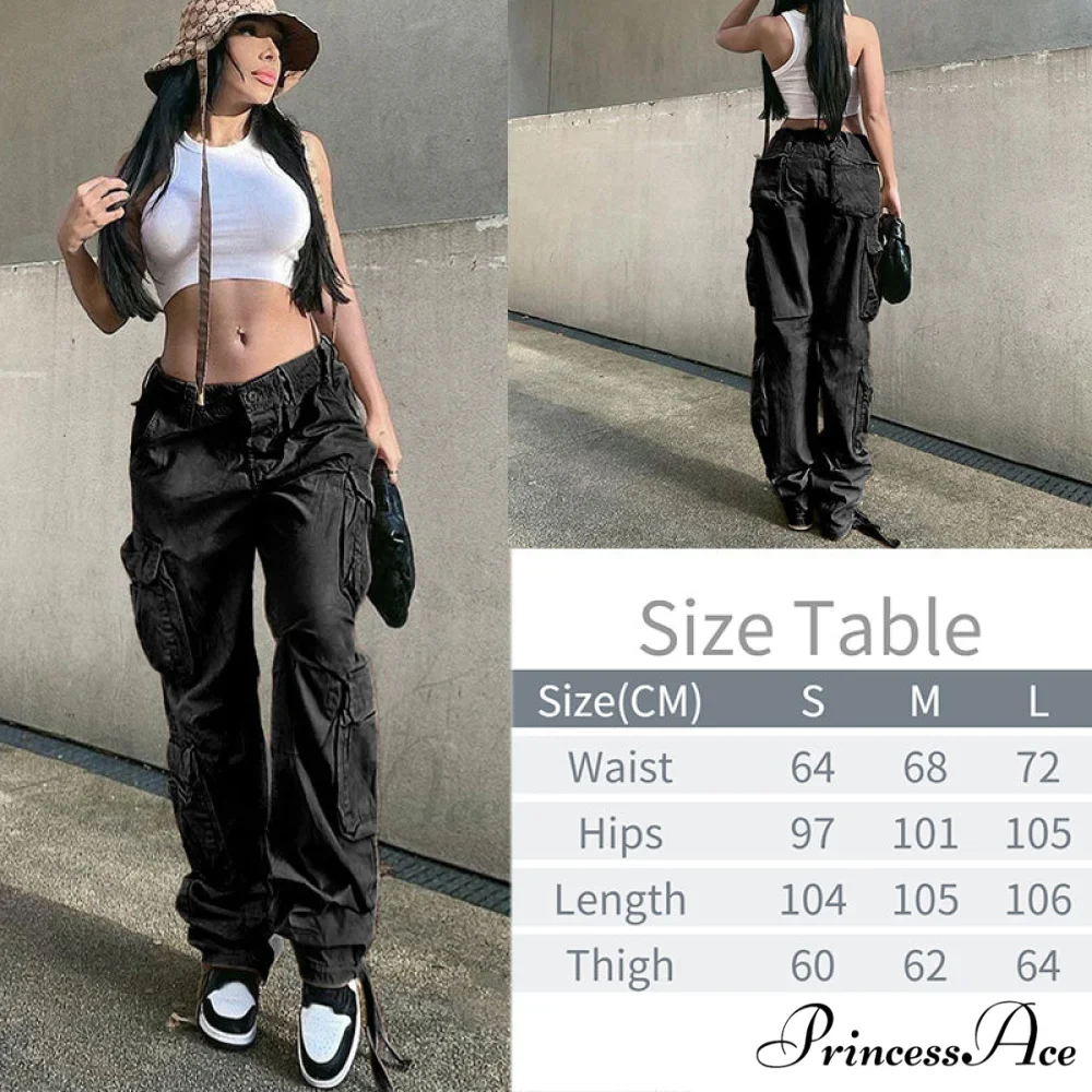 Y2K Baggy Streetwear Fairycore Cargo Pants - Image 24