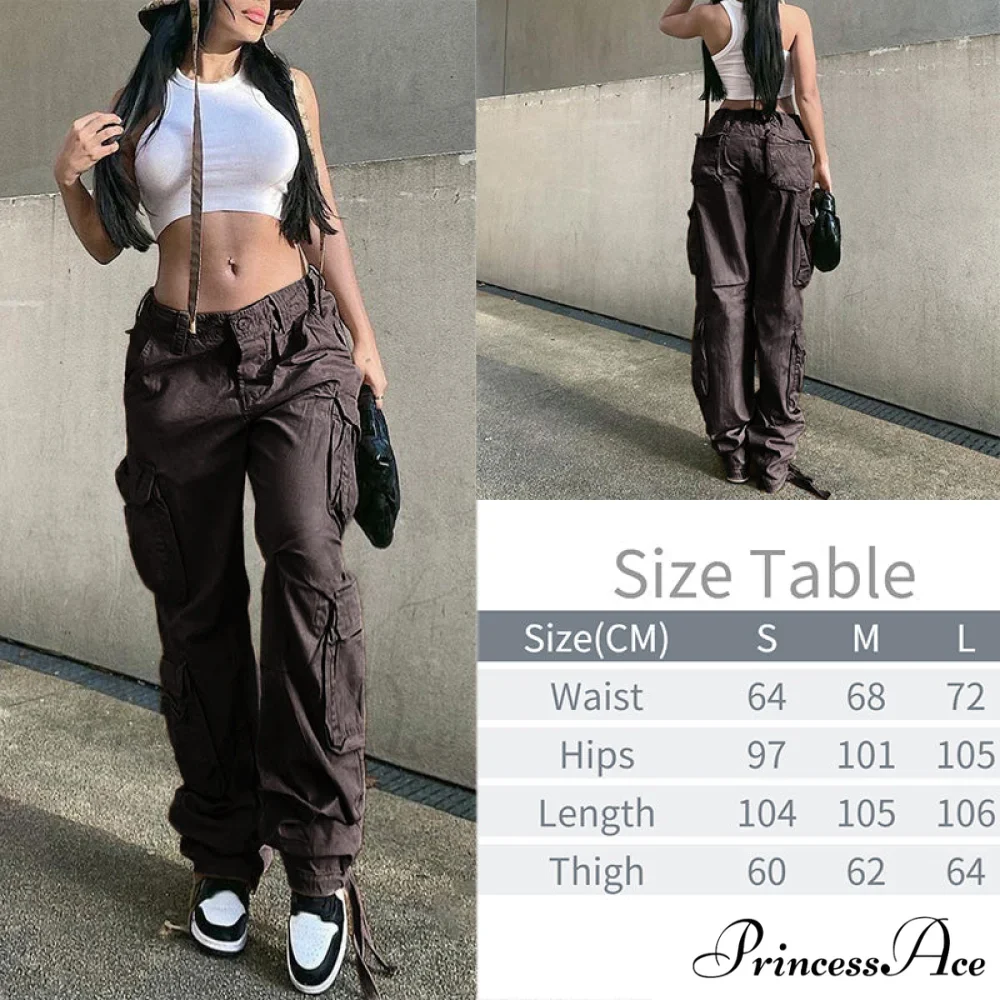 Y2K Baggy Streetwear Fairycore Cargo Pants - Image 25