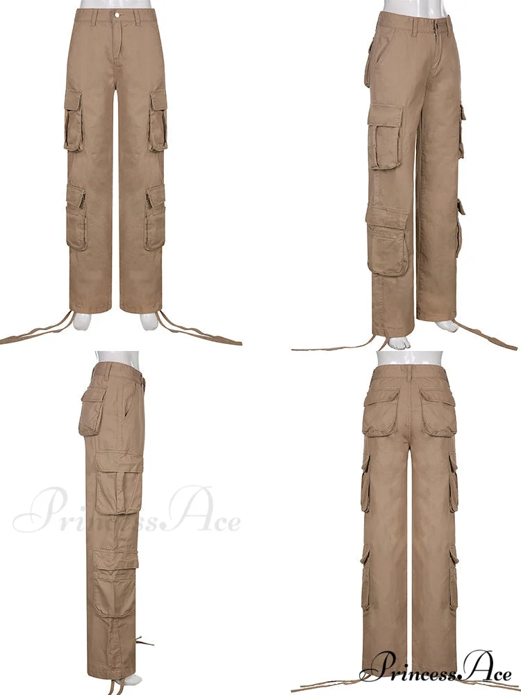 Y2K Baggy Streetwear Fairycore Cargo Pants - Image 4