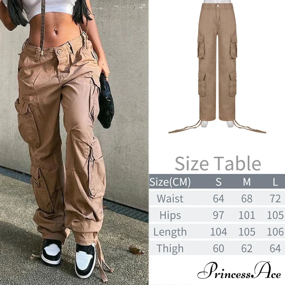 Y2K Baggy Streetwear Fairycore Cargo Pants - Image 8