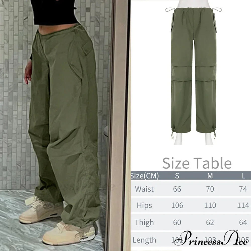 Y2K Baggy Streetwear Fairycore Cargo Pants - Image 9