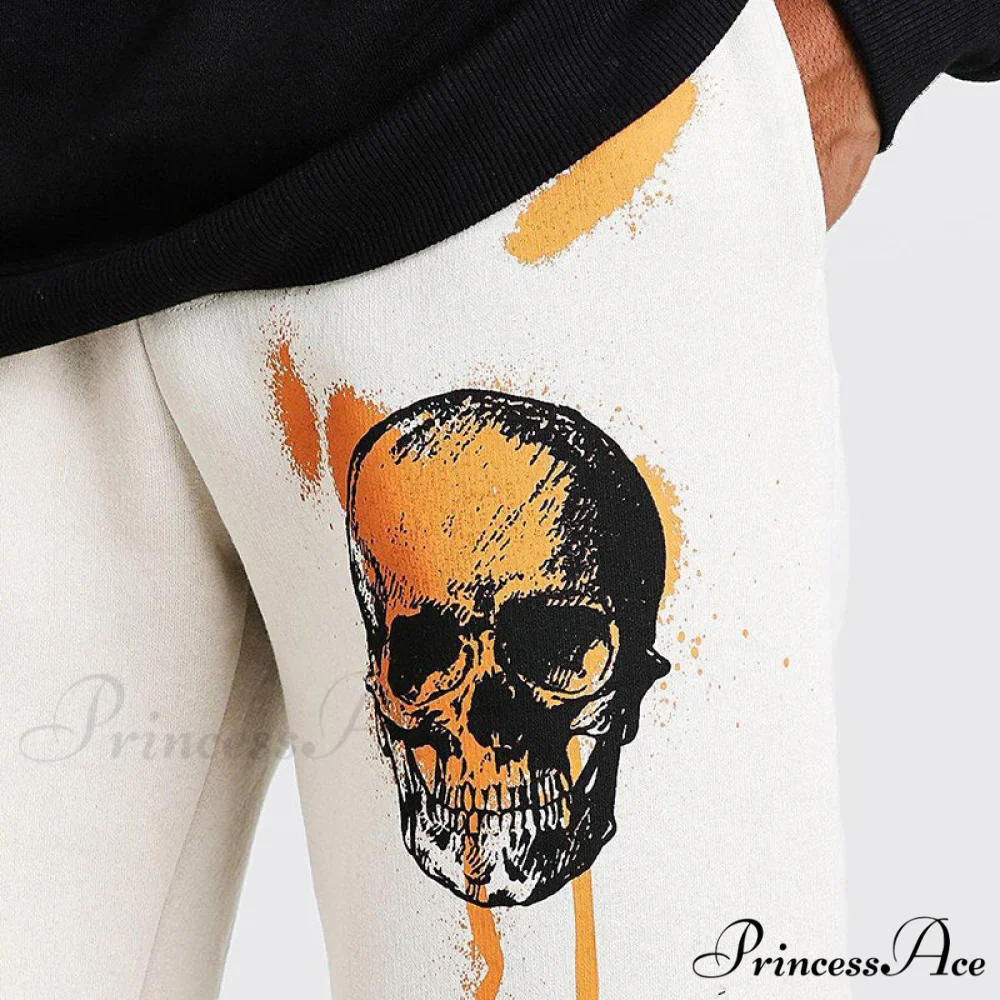 Harajuku Butterfly Skull Printed Trousers - Image 6
