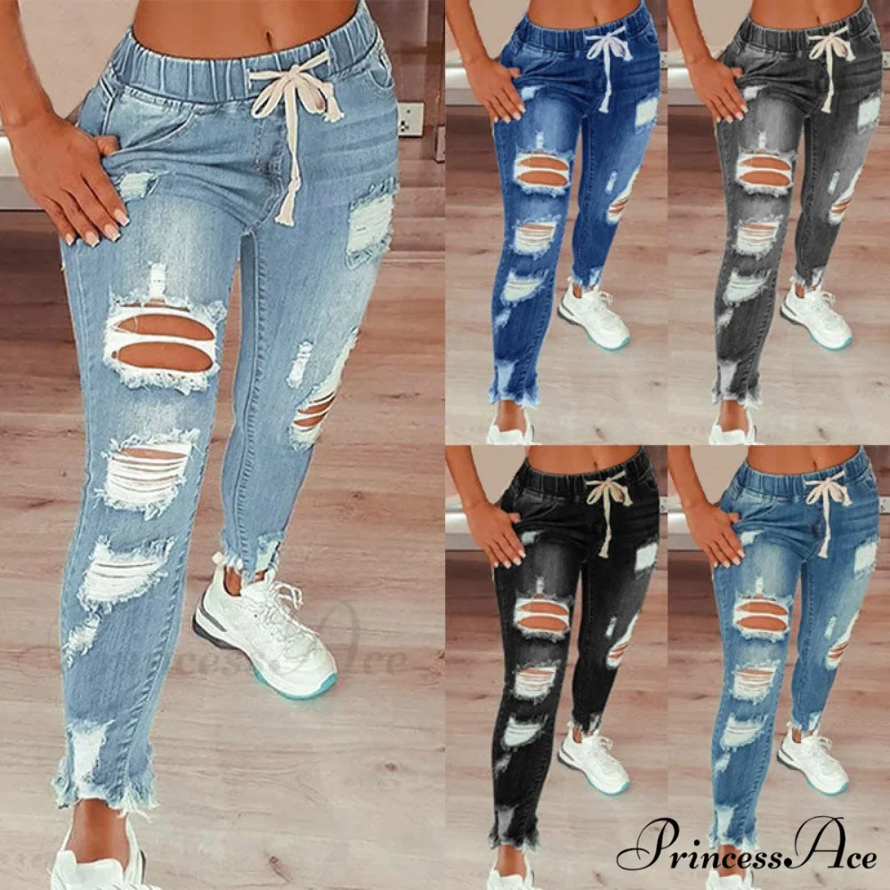 Light Color Fashion Jeans - Image 3