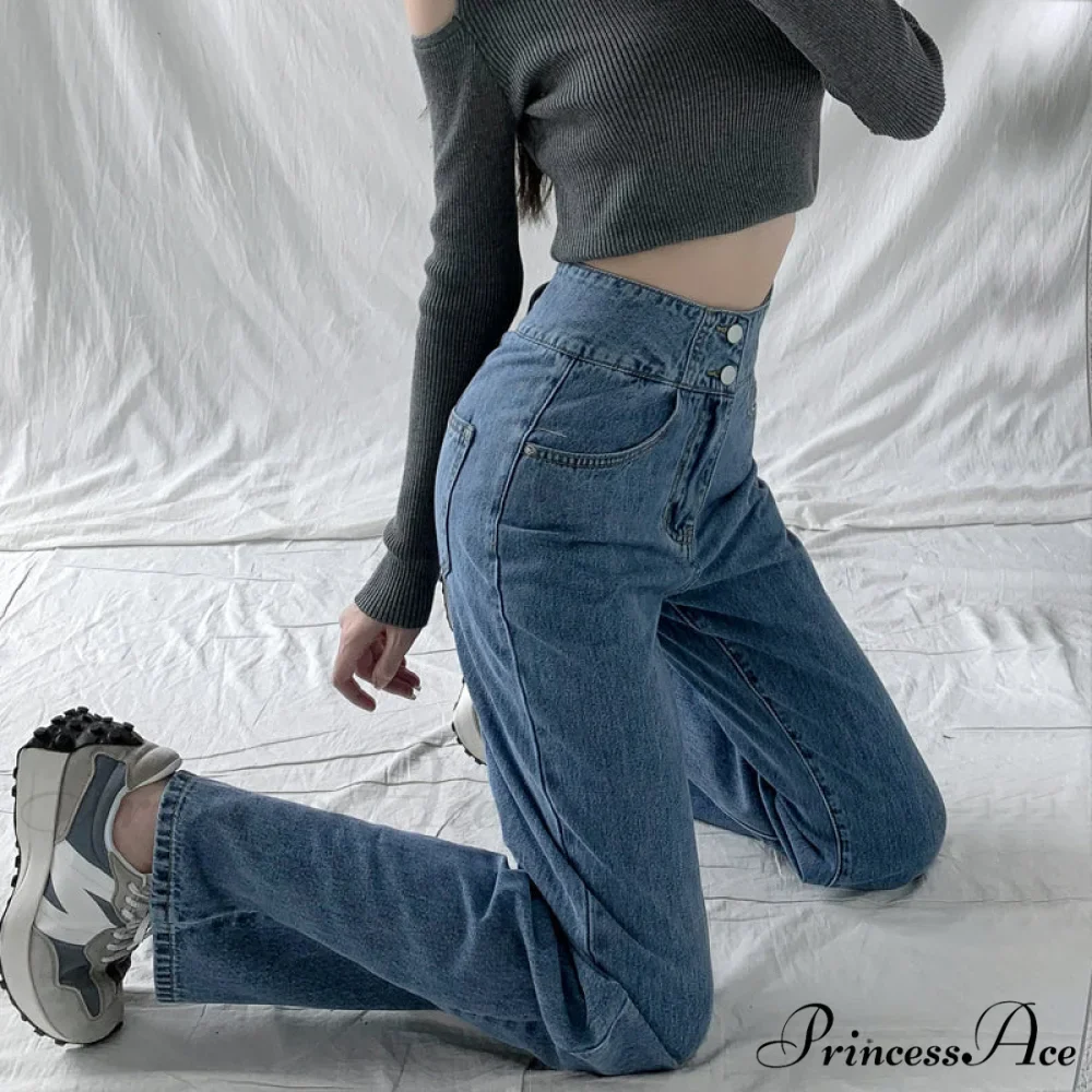 Casual Fashion Straight Leg Jeans - Image 3