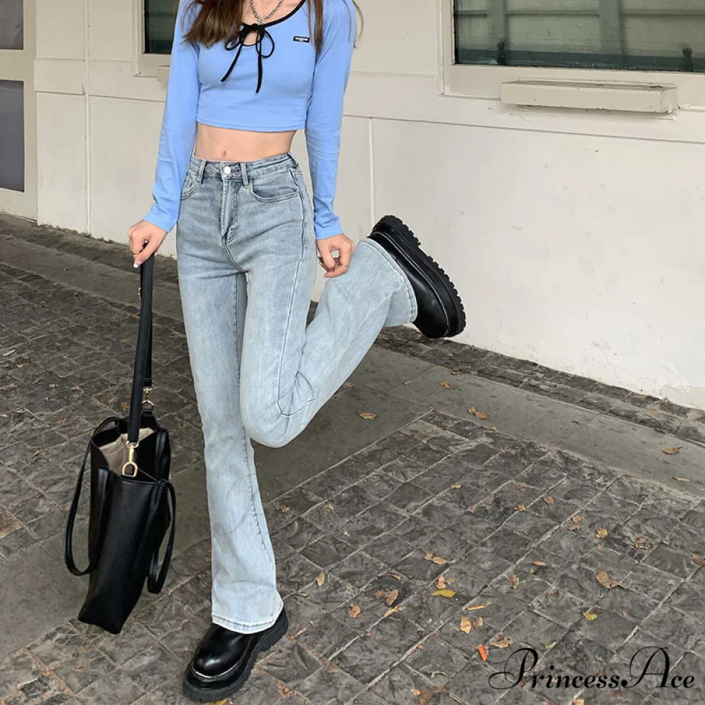 High Waist Loose Comfortable Jeans - Image 3