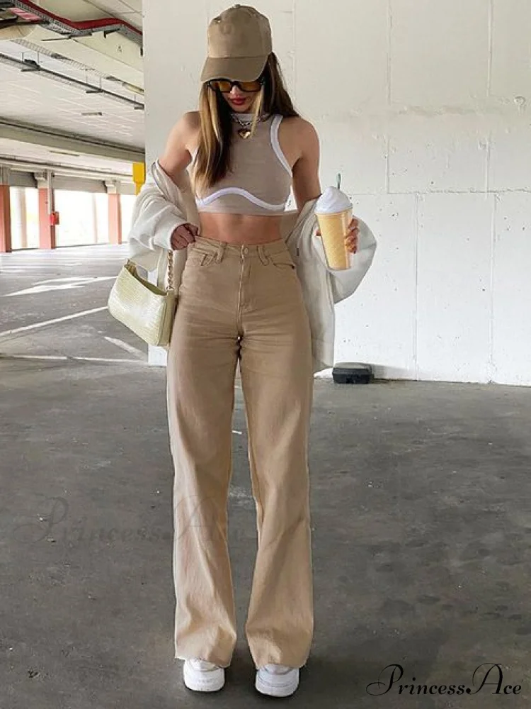 Brown Vintage Baggy Jeans - Image 10