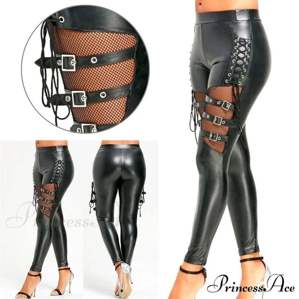PU Leather Skinny Slim Trouser - Image 5