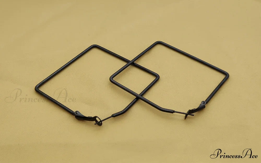 Stainless Steel Big Size Exaggerated Hoop Earrings - Image 8