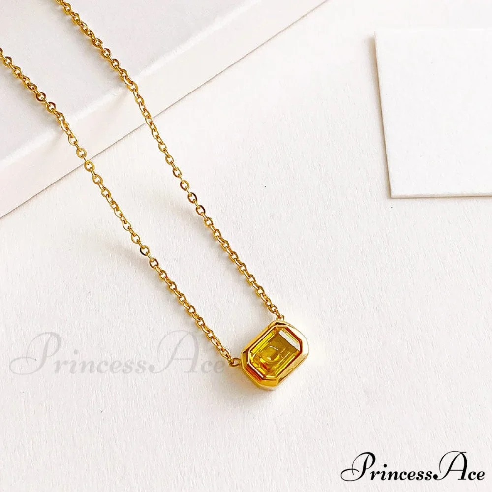 Fashion Delicate All-match Colorful Stone Necklace - Image 8