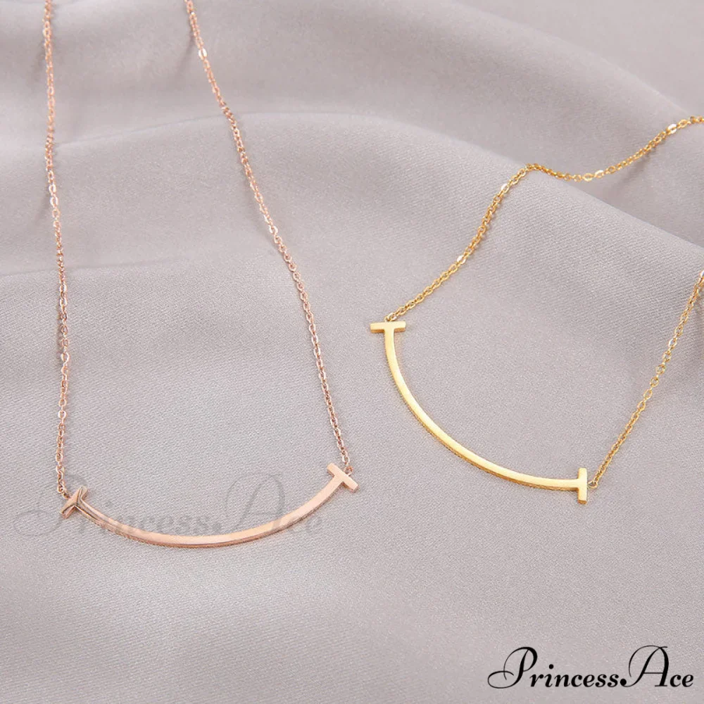 Designable Unique Smile Line Necklaces - Image 2