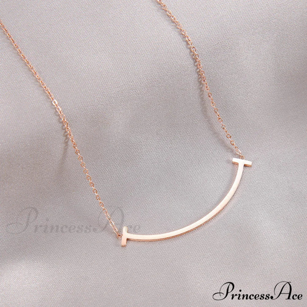 Designable Unique Smile Line Necklaces - Image 4