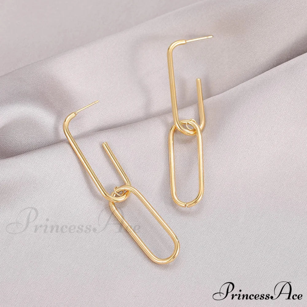 New Arrival Exagerate Double U Shape Earrings - Image 2